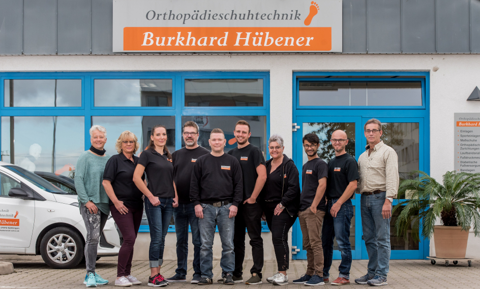 Das Team von Orthopädietechnik und Orthopädieschuhtechnik Burkhard Hübener